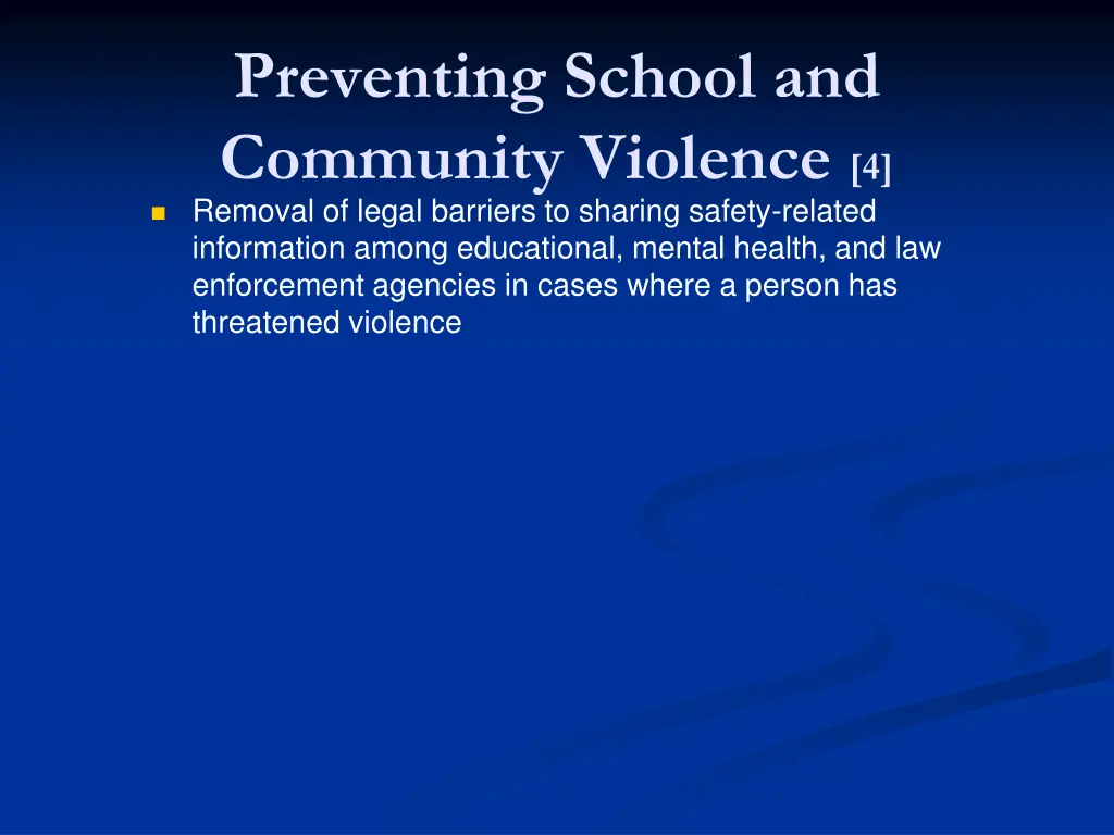 preventing school and community violence 2