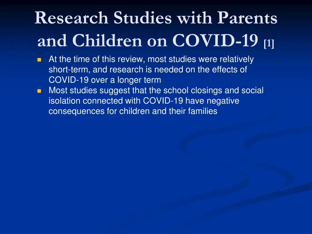 research studies with parents and children