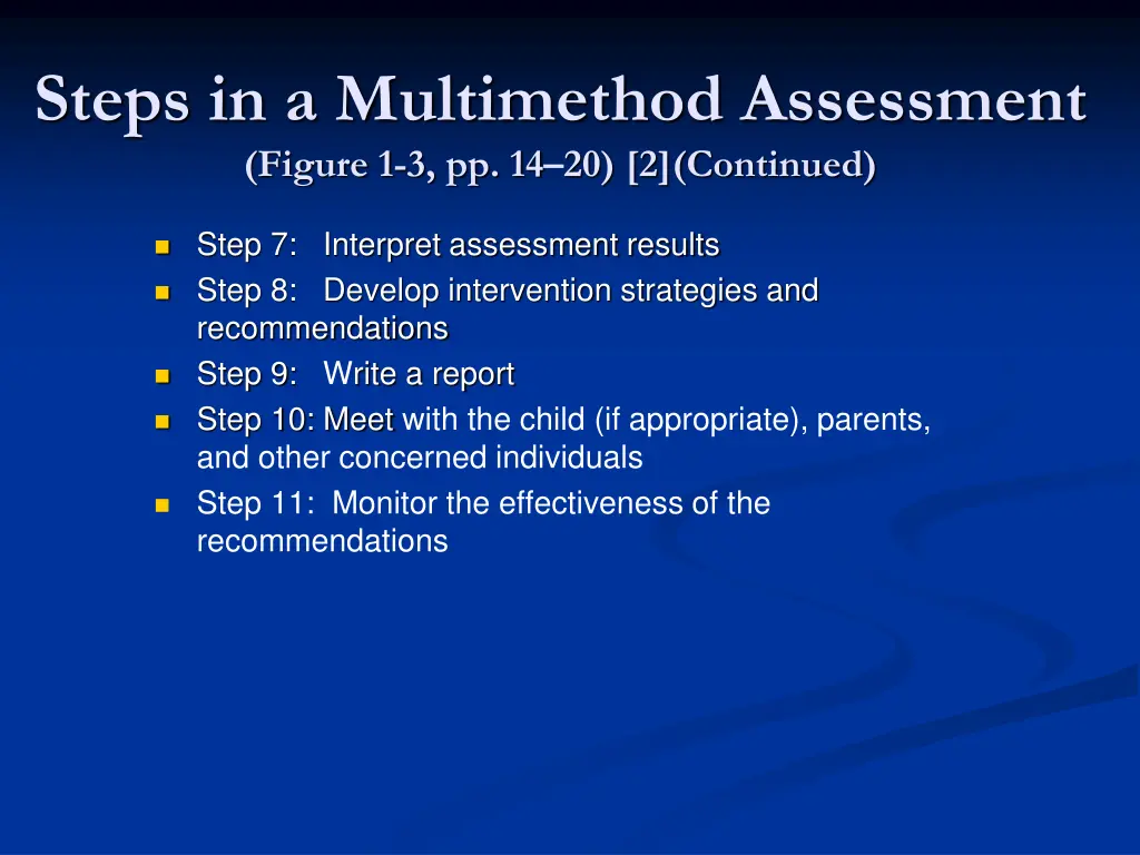 steps in a multimethod assessment figure 1