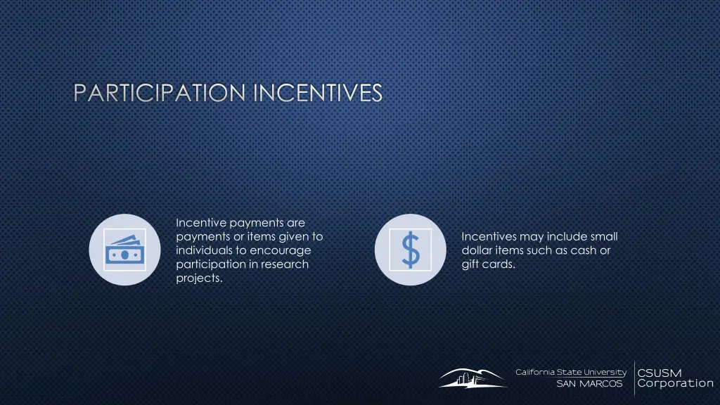 participation incentives