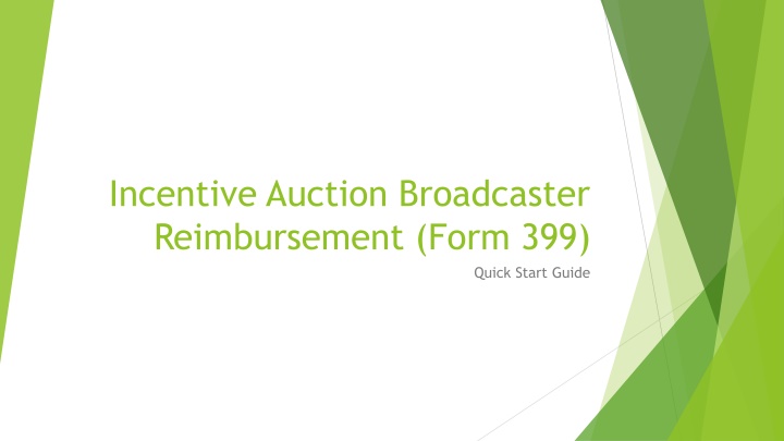 incentive auction broadcaster reimbursement form