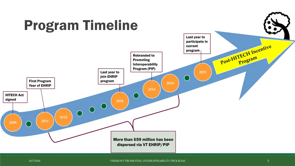 program timeline