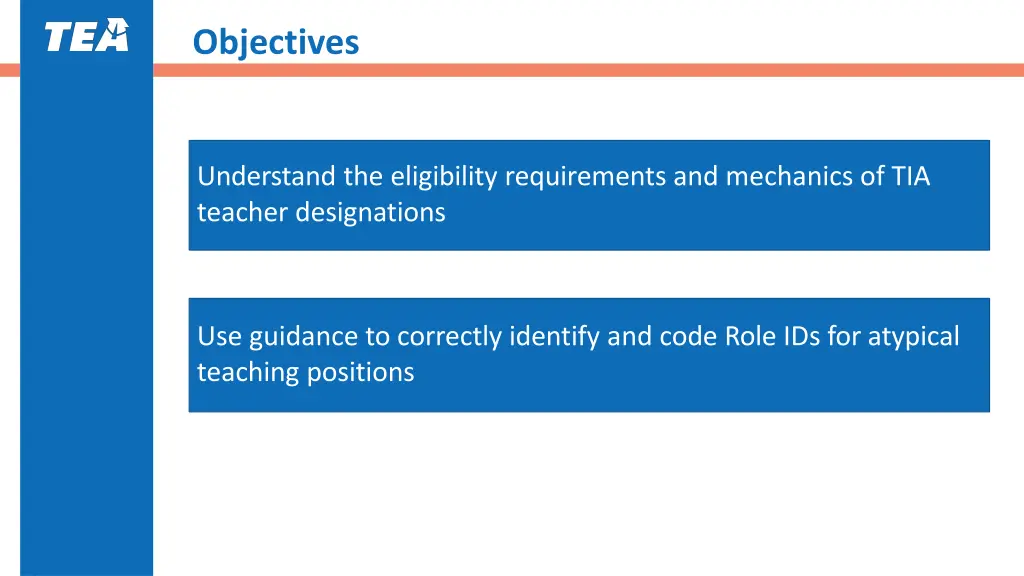 objectives