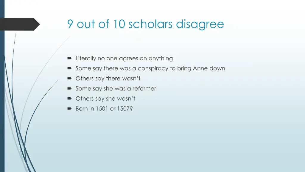 9 out of 10 scholars disagree