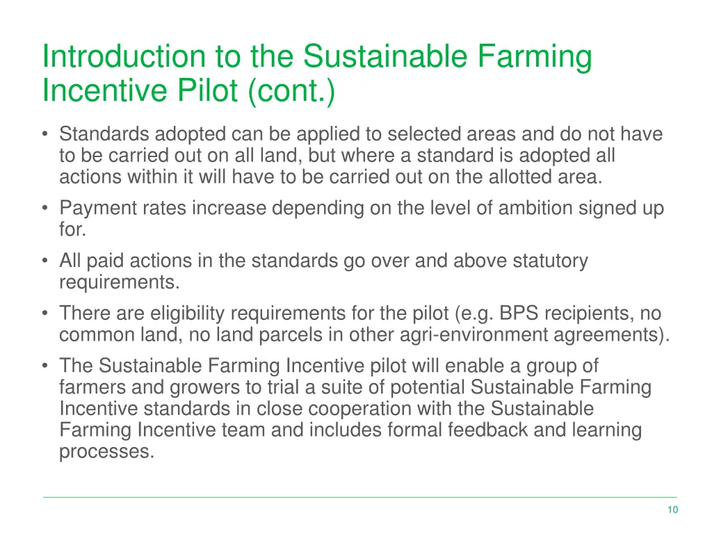 introduction to the sustainable farming incentive 2