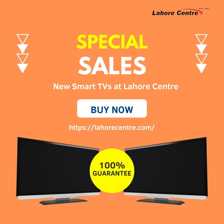 special sales new smart tvs at lahore centre