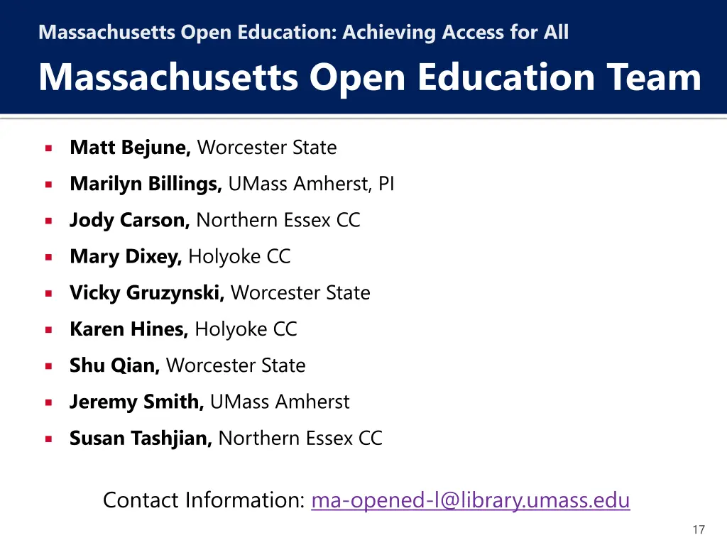 massachusetts open education achieving access 6