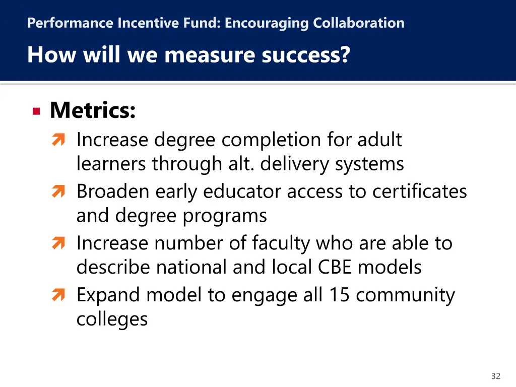 performance incentive fund encouraging 14