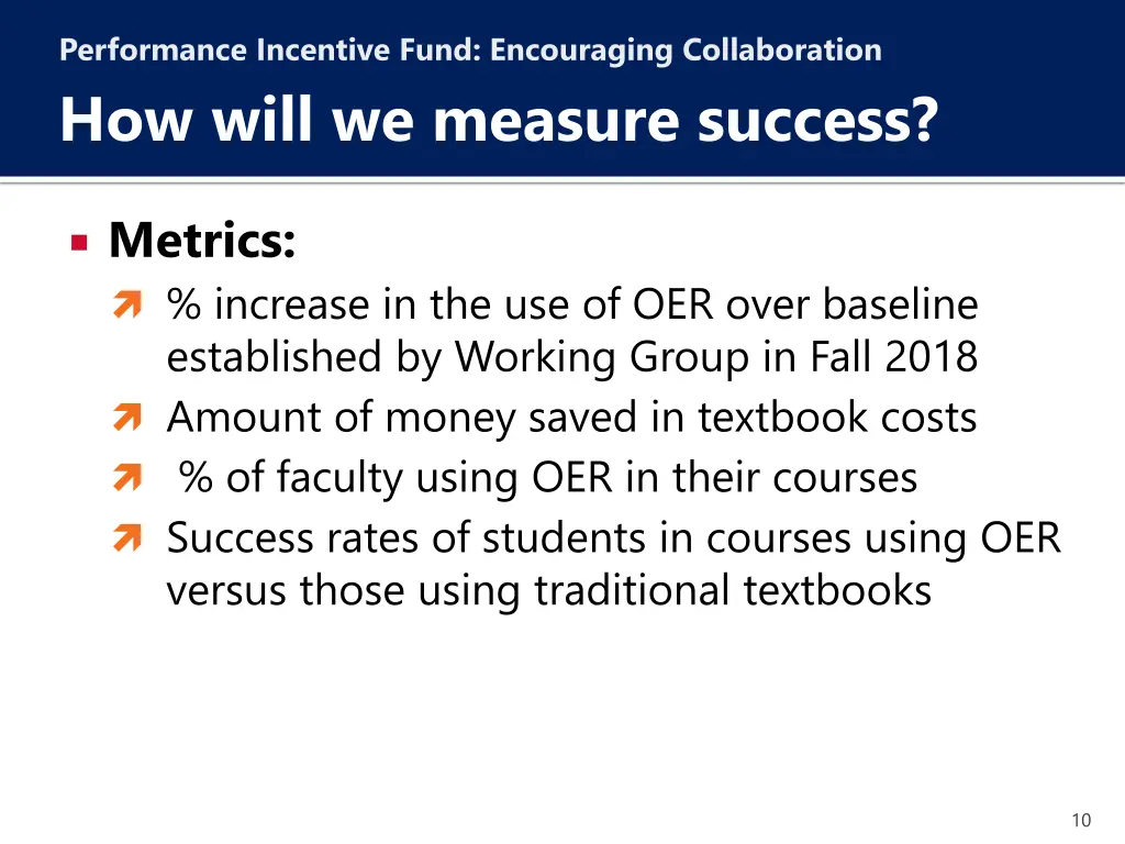 performance incentive fund encouraging 7