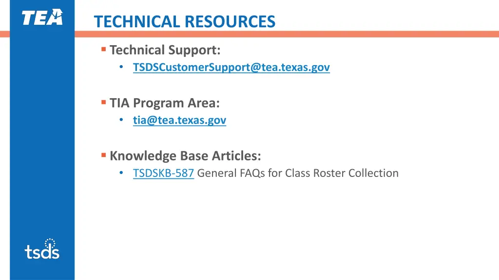 technical resources