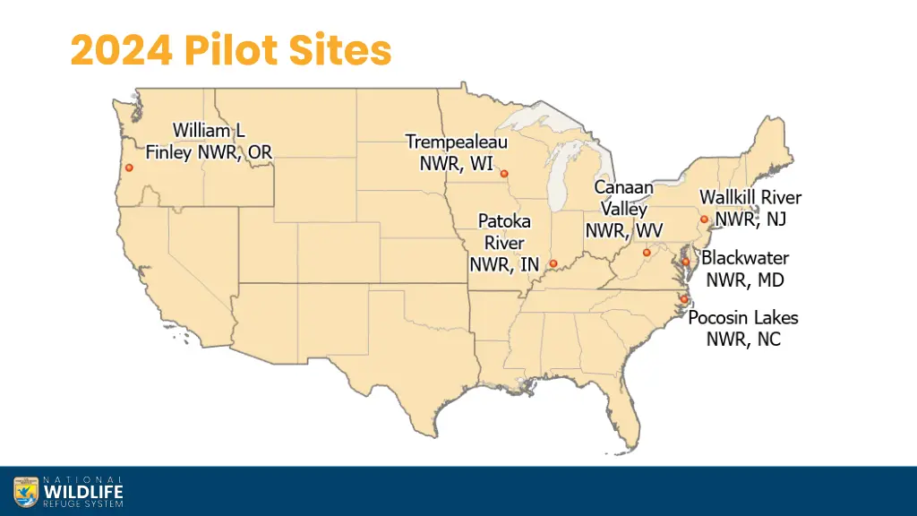 2024 pilot sites