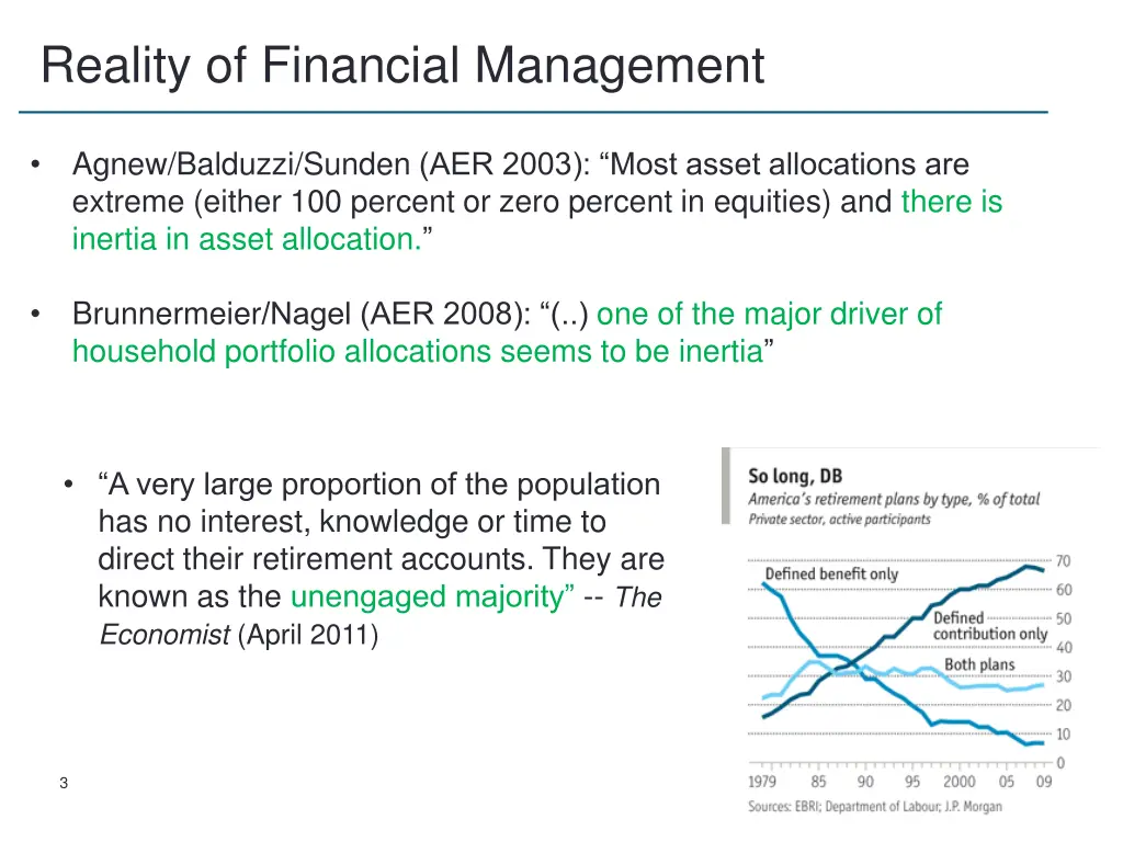 reality of financial management