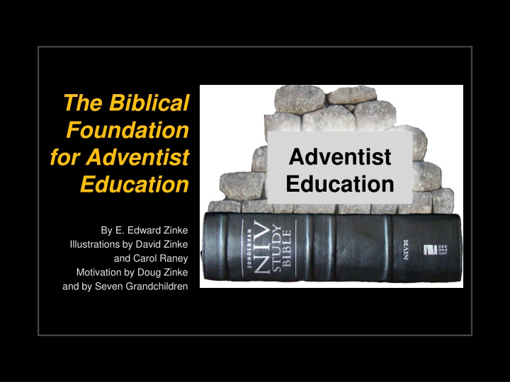 the biblical foundation for adventist education