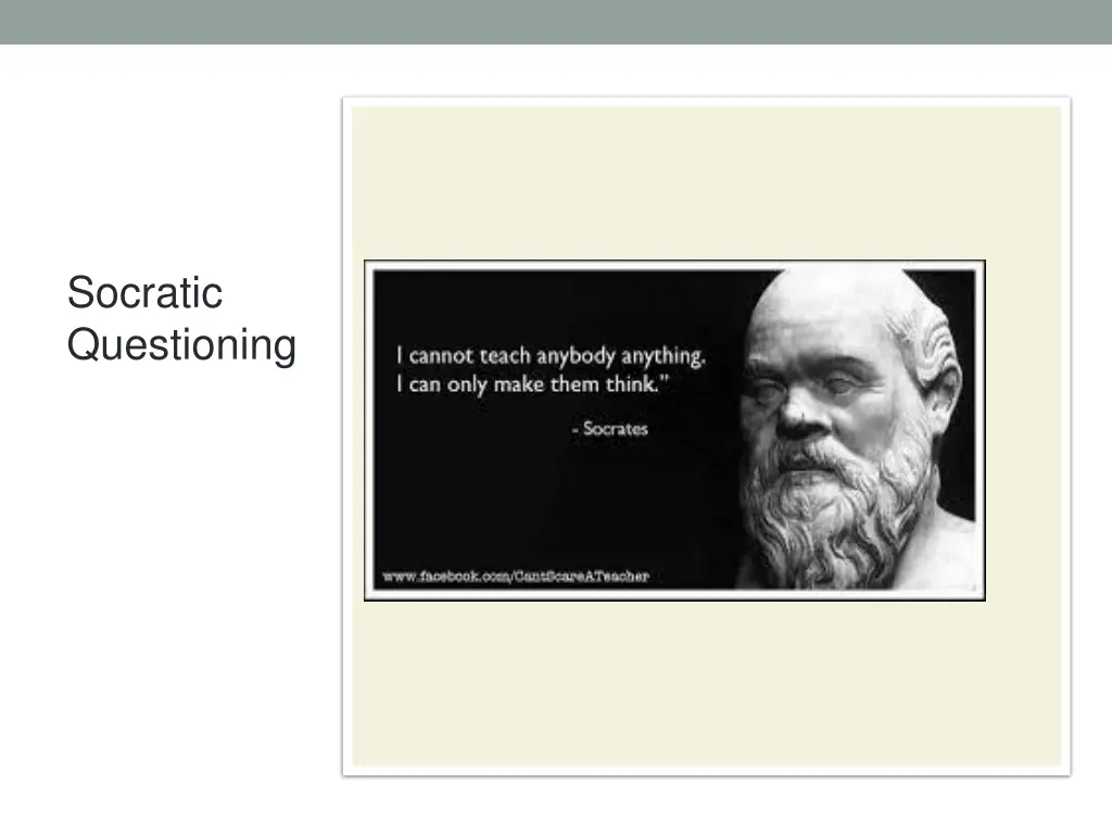 socratic questioning