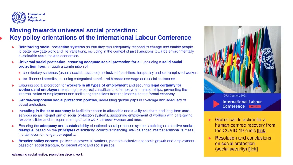 moving towards universal social protection