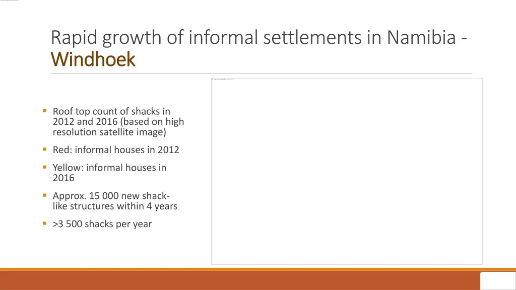 rapid growth of informal settlements in namibia 2