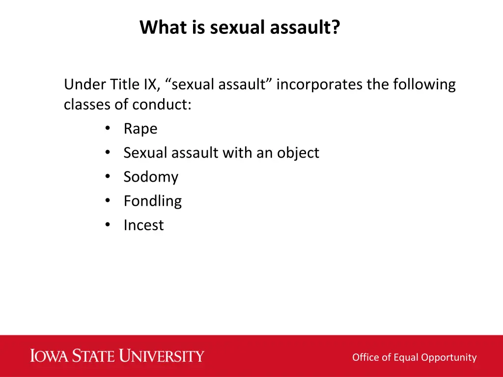 what is sexual assault