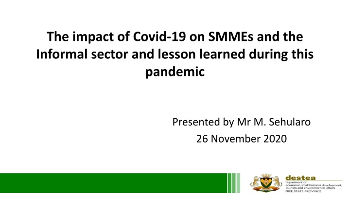 the impact of covid 19 on smmes and the informal