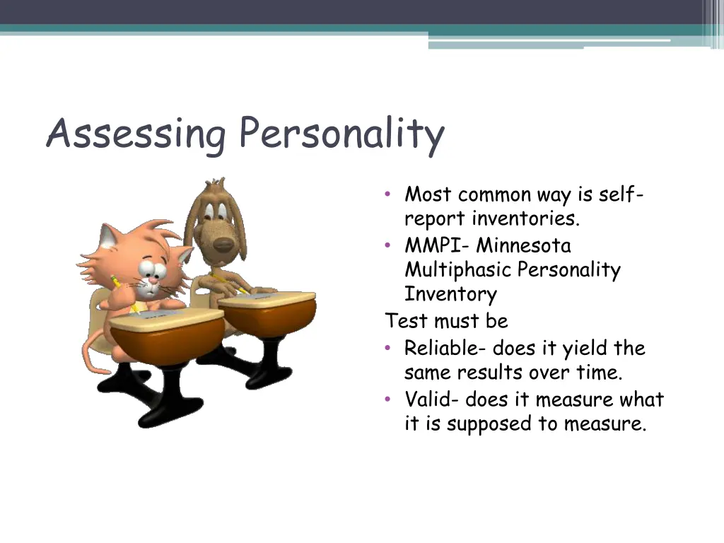 assessing personality