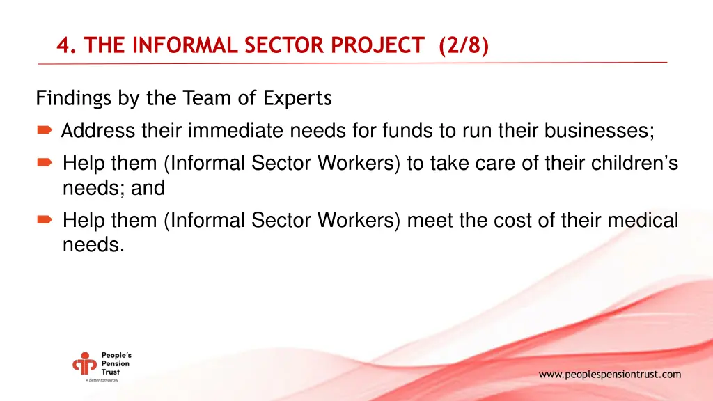 4 the informal sector project 2 8