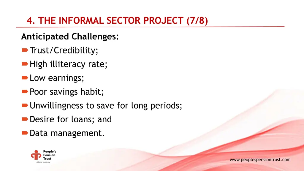 4 the informal sector project 7 8