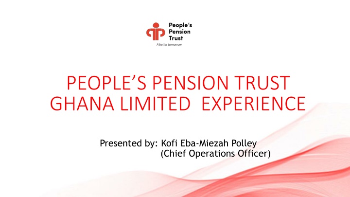 people s pension trust ghana limited experience