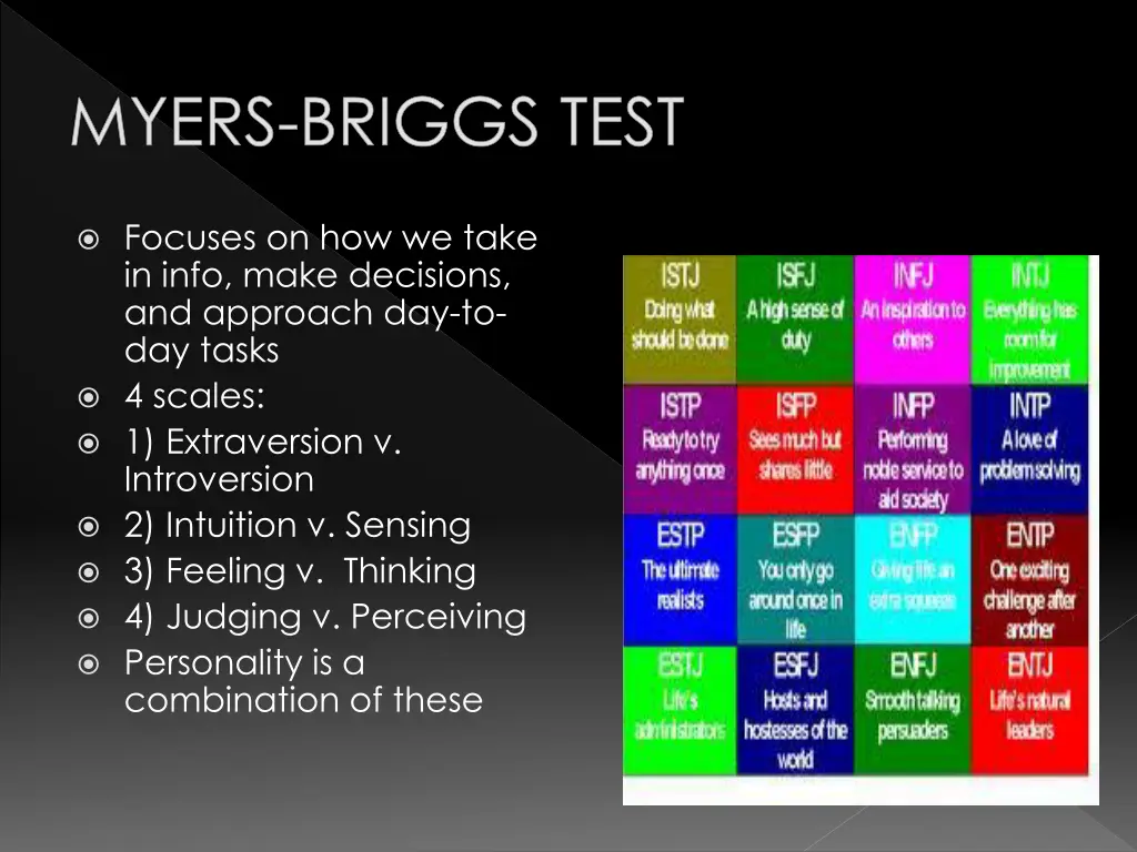 myers briggs test