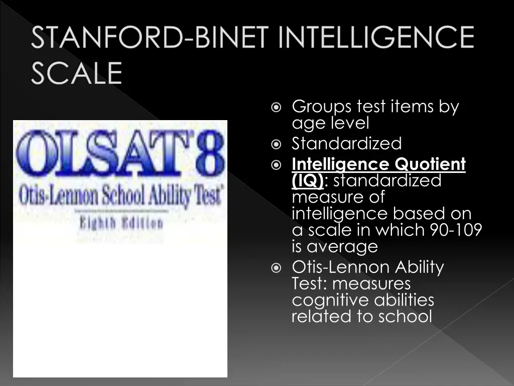 stanford binet intelligence scale