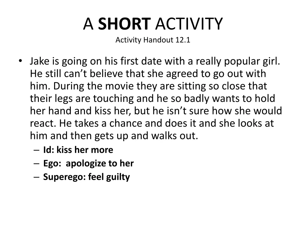 a short activity activity handout 12 1 3