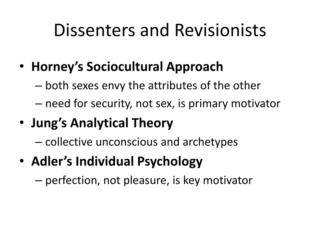 dissenters and revisionists 1