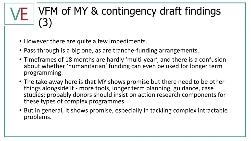 vfm of my contingency draft findings 3