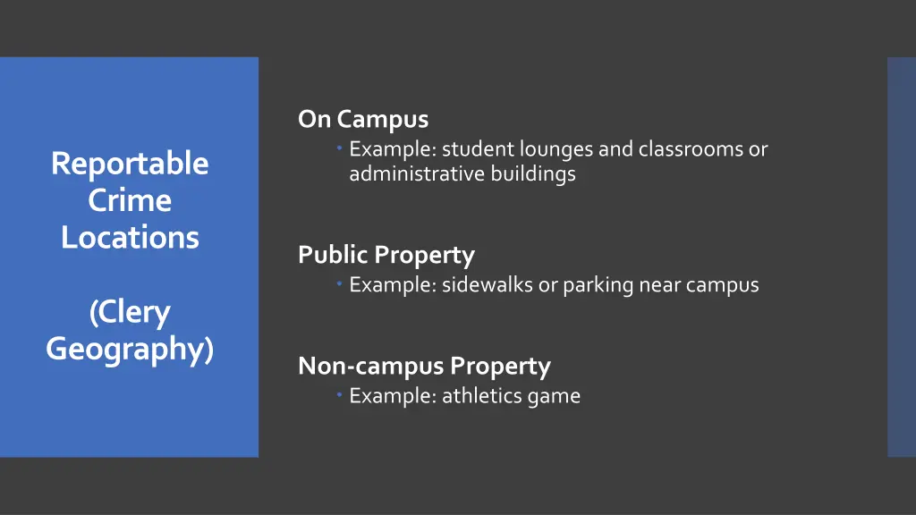 on campus example student lounges and classrooms