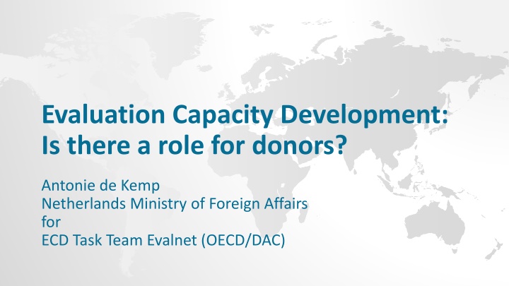 evaluation capacity development is there a role