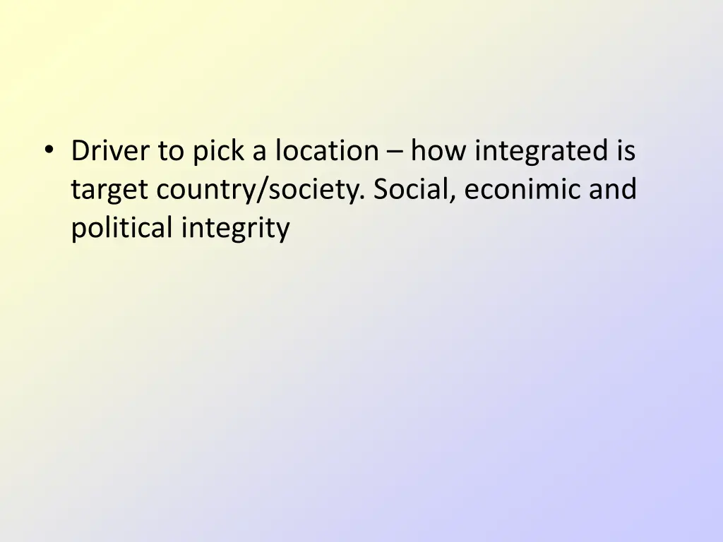 driver to pick a location how integrated