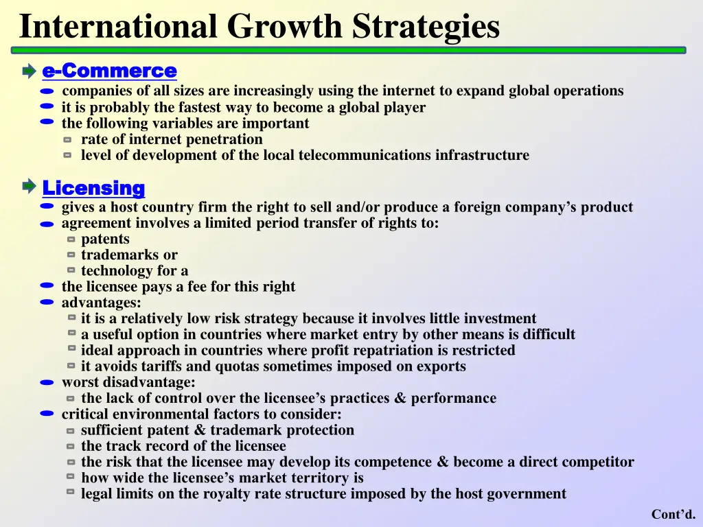 international growth strategies 1