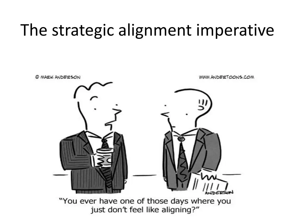 the strategic alignment imperative