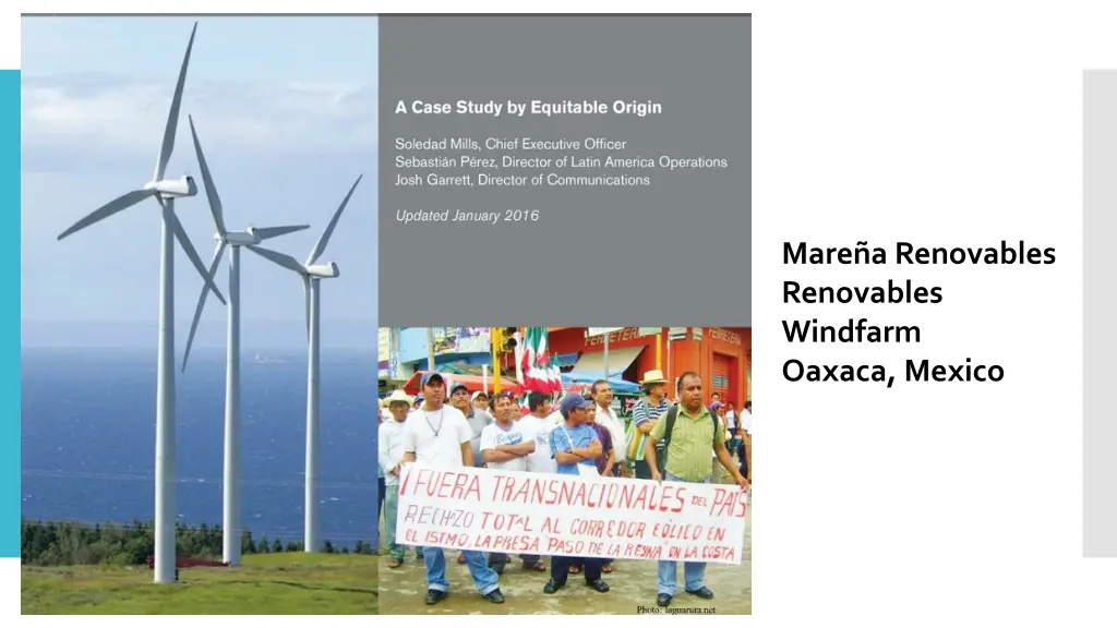 maren a renovables windfarm oaxaca mexico