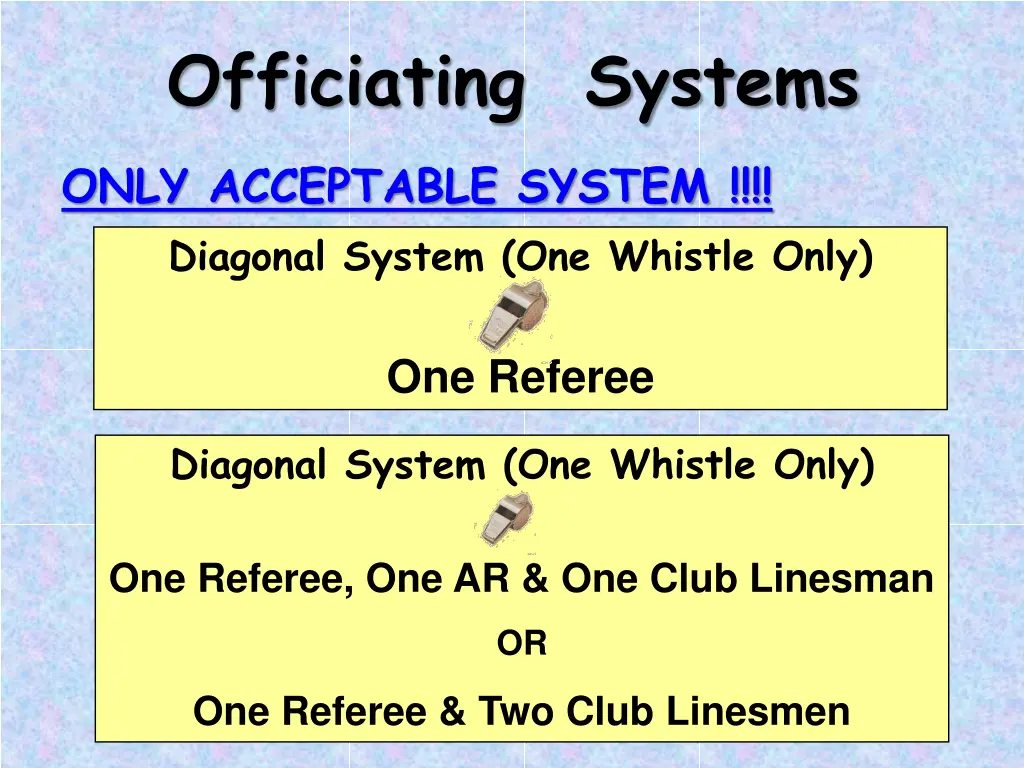 officiating systems 1