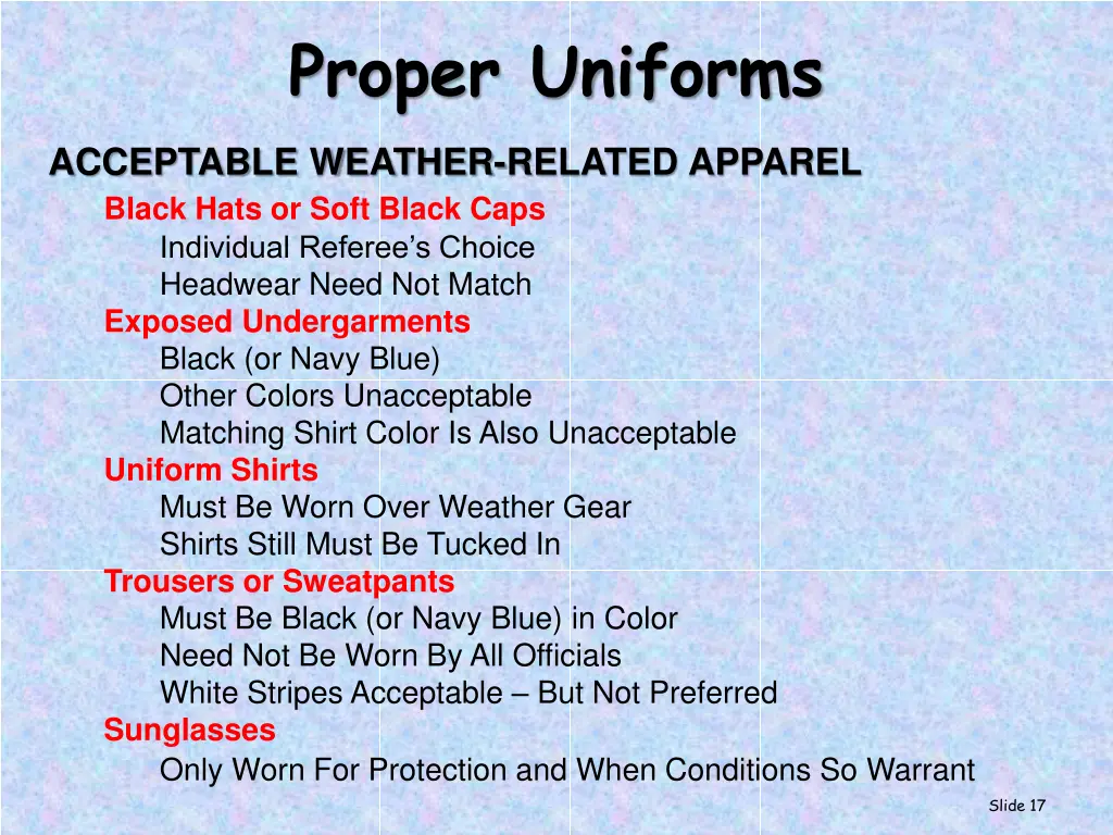 proper uniforms 4