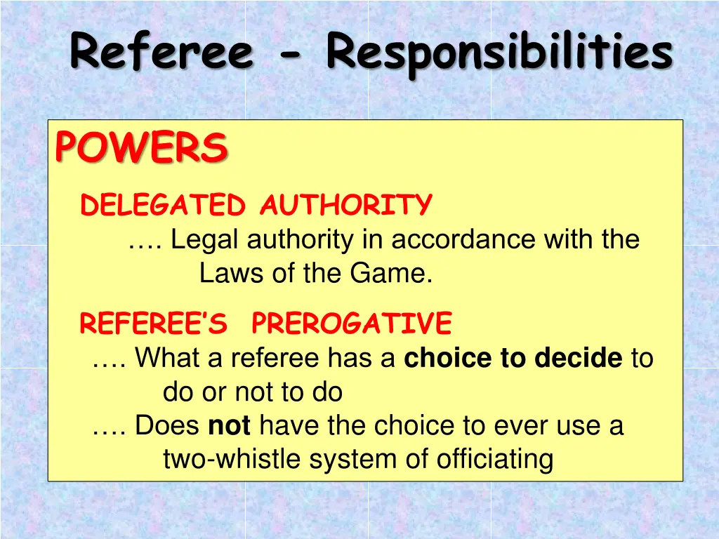 referee responsibilities 1