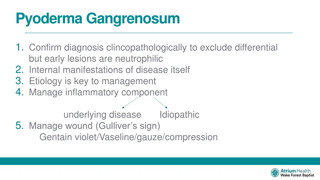 pyoderma gangrenosum