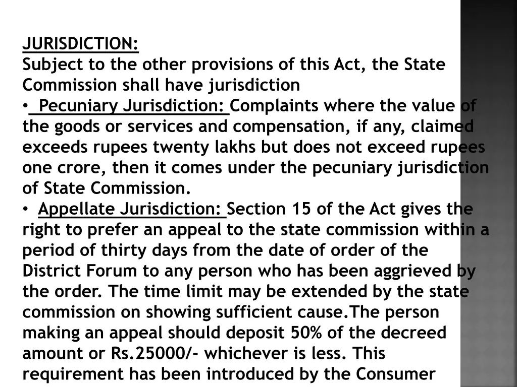 jurisdiction subject to the other provisions