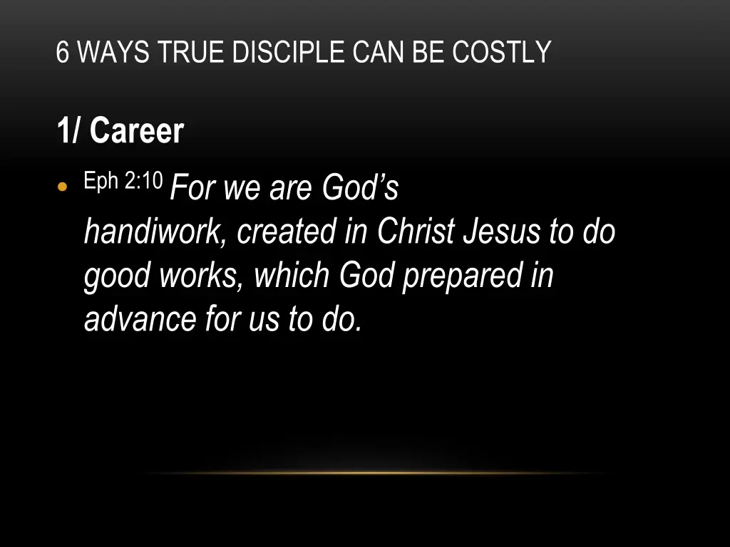 6 ways true disciple can be costly