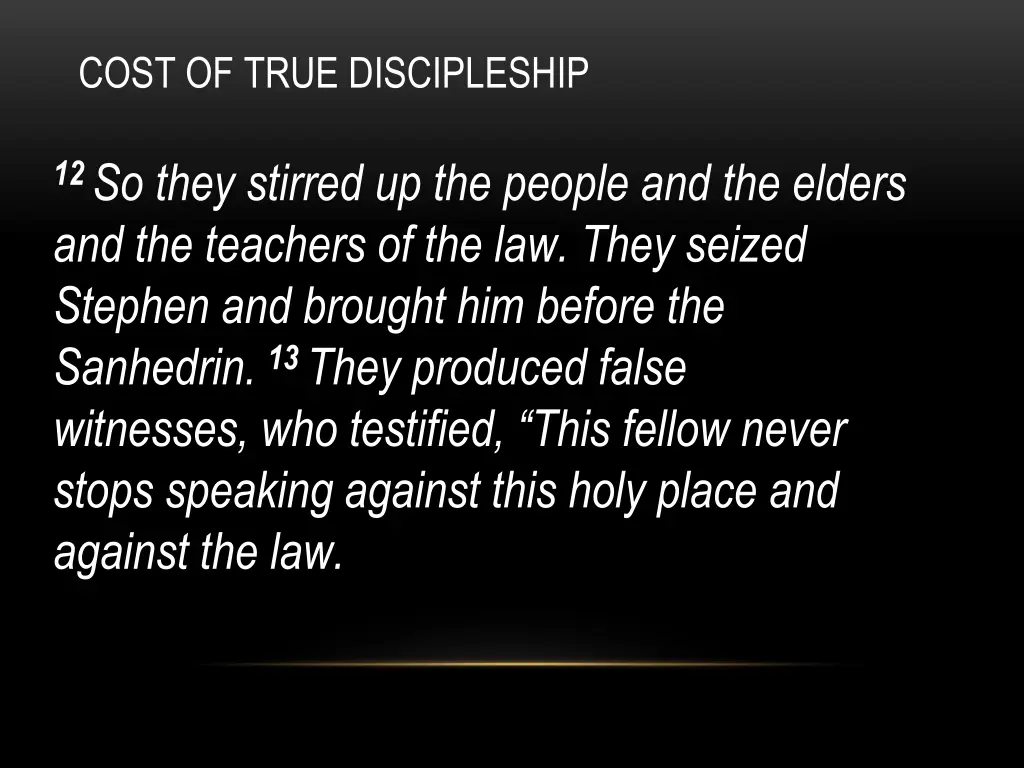 cost of true discipleship 3