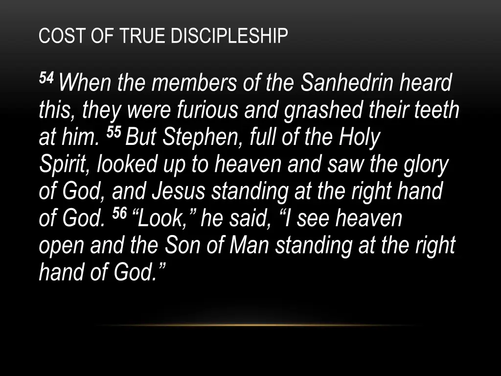 cost of true discipleship 7