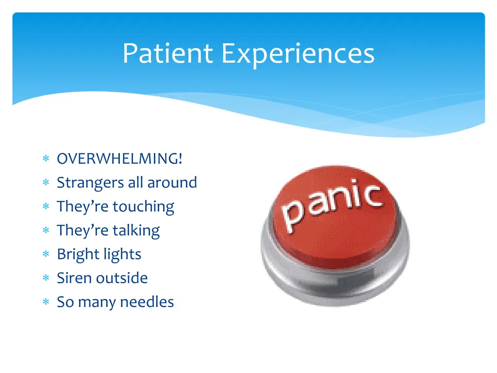 patient experiences 1