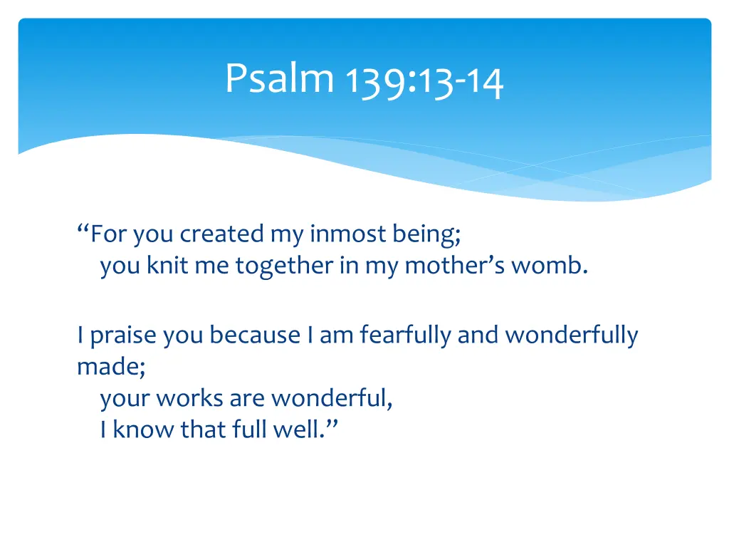 psalm 139 13 14