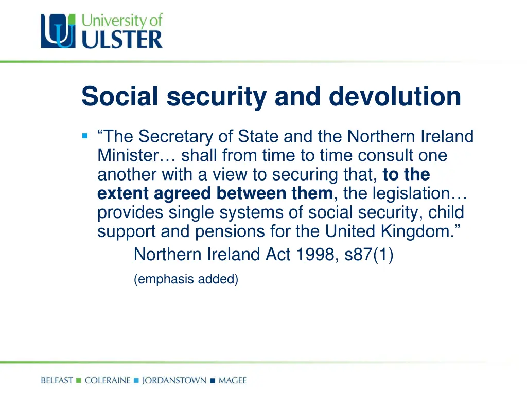 social security and devolution 1