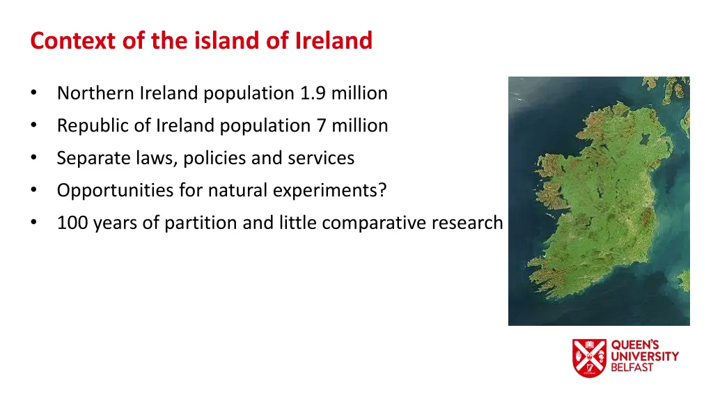 context of the island of ireland 2