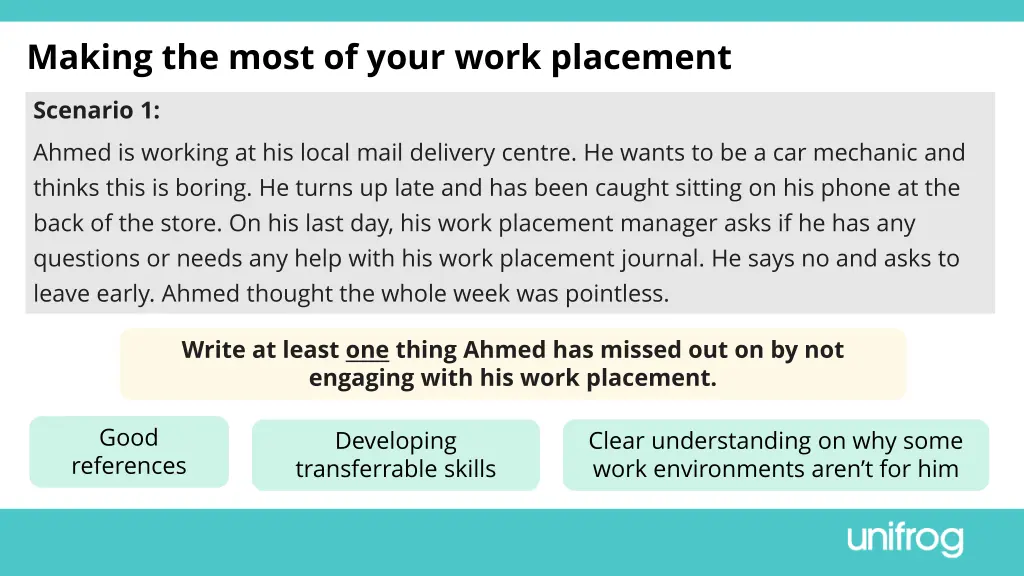 making the most of your work placement 1